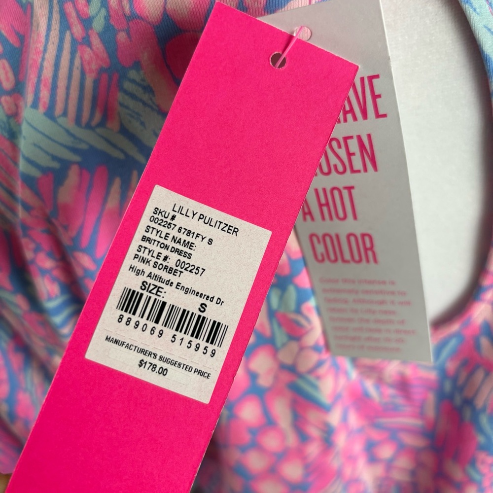 NEW Lilly Pulitzer Britton high Altitude Engineered Dress - Picture 10 of 12